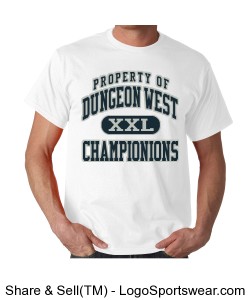 Dungeon West Champ T-shirt Design Zoom