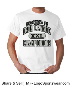 Iron League Champ T-shirt Design Zoom